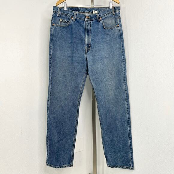Vintage Levi’s 505 Orange Tab Medium Wash Jeans Made in the USA Size 38”X31.5” - Picture 2 of 6